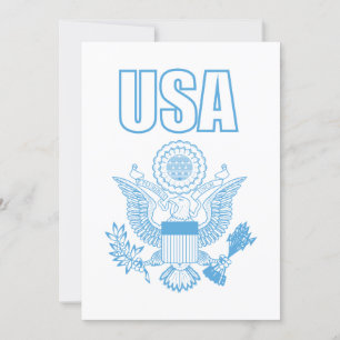 USA national emblem Invitation