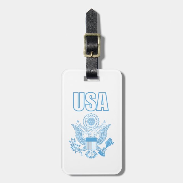 USA national emblem Luggage Tag (Front Vertical)