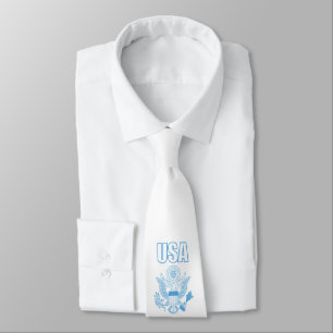 USA national emblem Tie