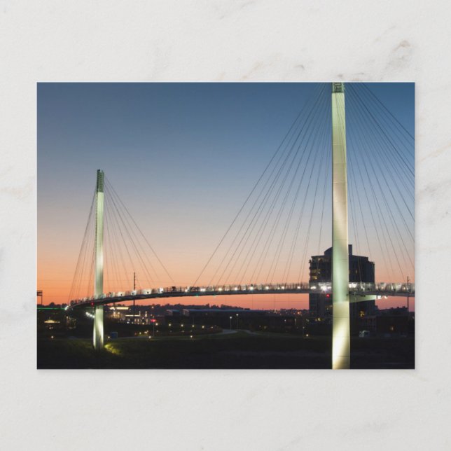 USA, Nebraska, Omaha, Bob Kerrey Pedestrian Postcard (Front)