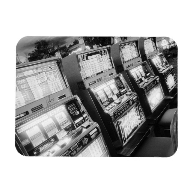 USA, Nevada, Las Vegas: Casino Slot Machines / Magnet (Horizontal)