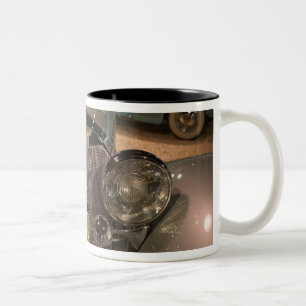 USA, Nevada_Reno: National Automobile Museum 2 Two-Tone Coffee Mug