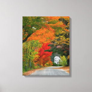 USA, New England, New Hampshire, Andover Canvas Print