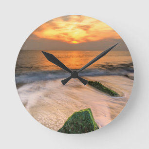 USA, New Jersey, Cape May. Scenic On Cape May 2 Round Clock