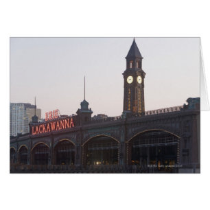 USA, New Jersey, Hoboken, old train station