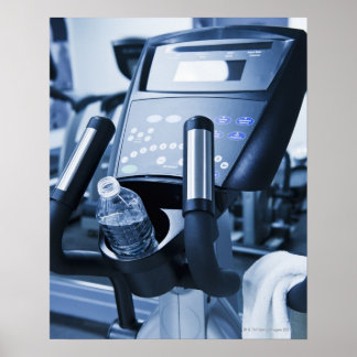 USA, New Jersey, Jersey City, Exercise machine Poster
