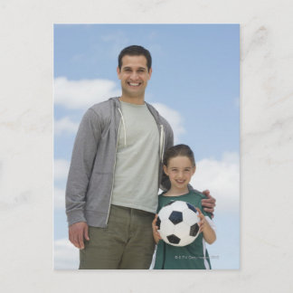 USA, New Jersey, Jersey City, portrait of father Postcard
