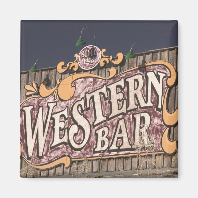USA, New Mexico, Cloudcroft: Mountain Town (el. Magnet (Front)