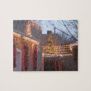 USA, New Mexico, Santa Fe: Canyon Road Gallery Jigsaw Puzzle