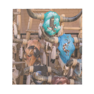 USA, New Mexico, Santa Fe: Downtown Santa Fe, Notepad