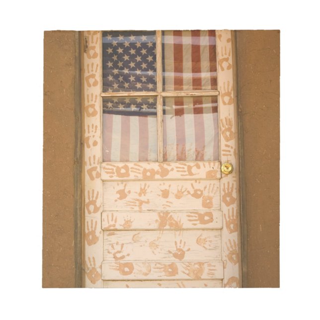 USA, New Mexico, Taos: Taos Indian Pueblo Notepad (Front)