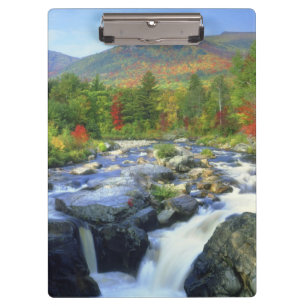 USA, New York. A waterfall in the Adirondack Clipboard