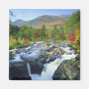 USA, New York. A waterfall in the Adirondack Magnet
