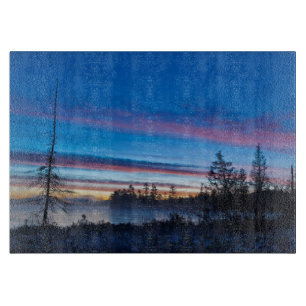 USA, New York, Adirondack Mountains Cutting Board