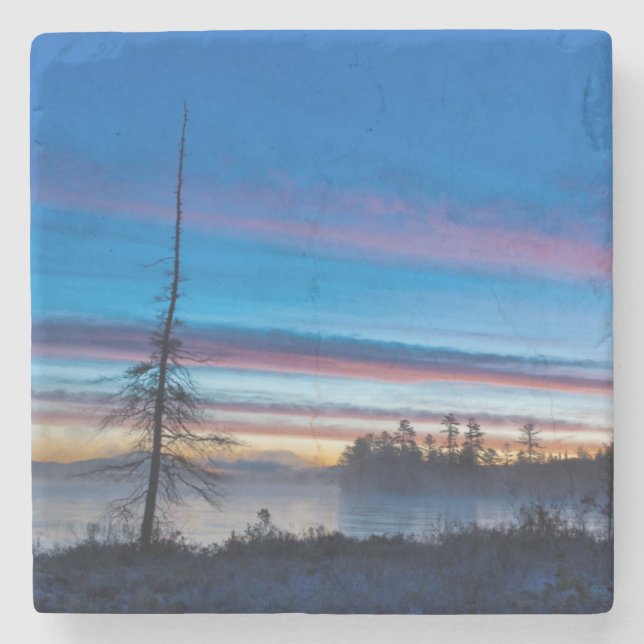 USA, New York, Adirondack Mountains Stone Coaster (Front)