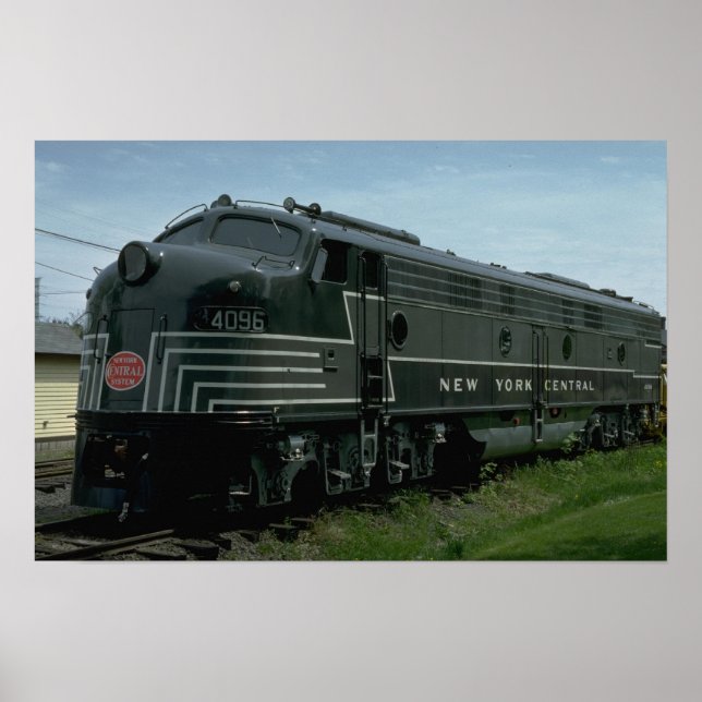 USA, New York Central EMD E8 passenger diesel Poster (Front)