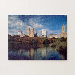 USA, New York City, Central Park, Lake Jigsaw Puzzle