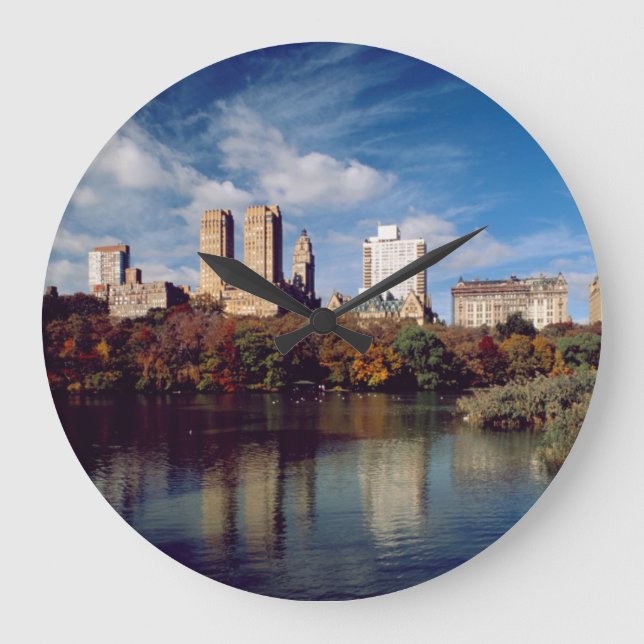 USA, New York City, Central Park, Lake Large Clock (Front)