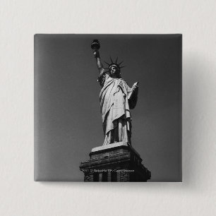 USA New York City Statue of Liberty 15 Cm Square Badge