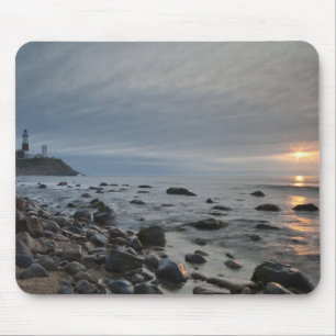 USA, New York, East Hampton. Montauk Point Mouse Pad