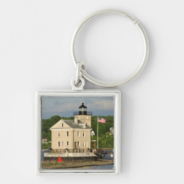 USA, New York, Kingston, Hudson River. Rondout Key Ring (Front)