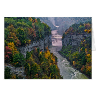 USA, New York, Letchworth State Park. River and