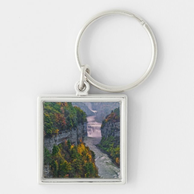 USA, New York, Letchworth State Park. River and Key Ring (Front)