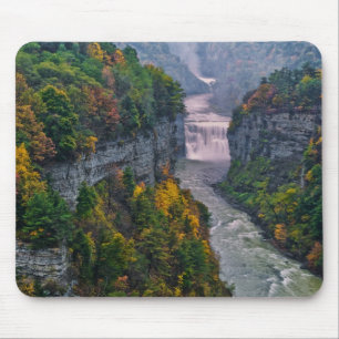 USA, New York, Letchworth State Park. River and Mouse Pad