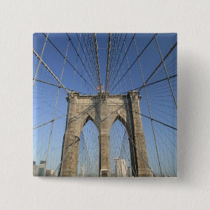 USA, New York, New York City, Brooklyn: 15 Cm Square Badge