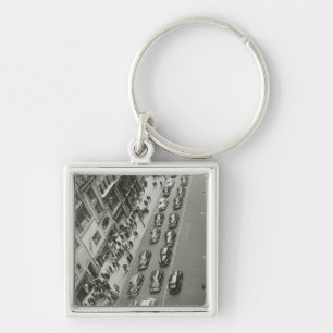 USA New York New York City elevated view Key Ring