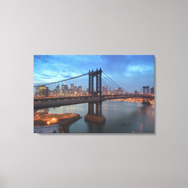 USA, New York, New York City, Manhattan: 18 Canvas Print (Front)