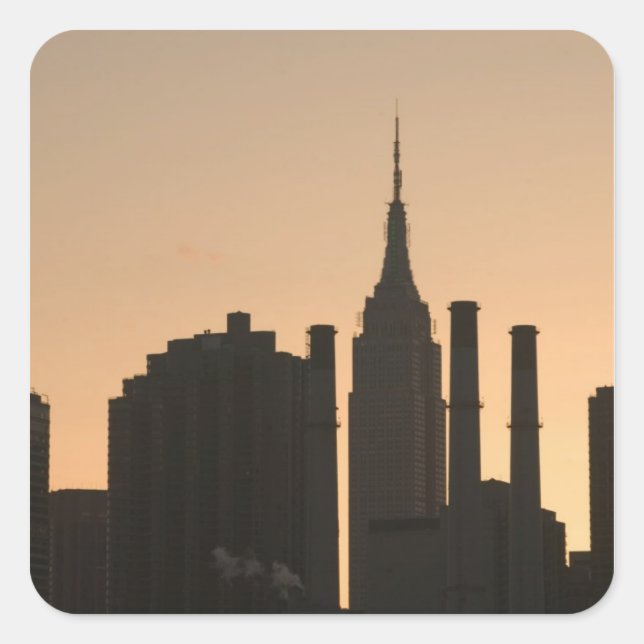 USA, New York, New York City, Manhattan: 23 Square Sticker (Front)