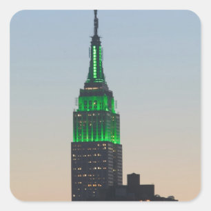 USA, New York, New York City, Manhattan: 2 Square Sticker