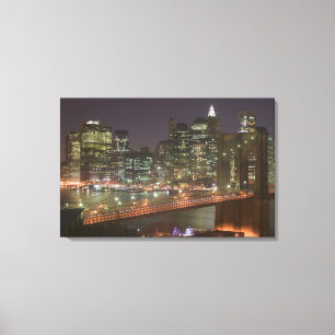USA, New York, New York City, Manhattan: 3 Canvas Print
