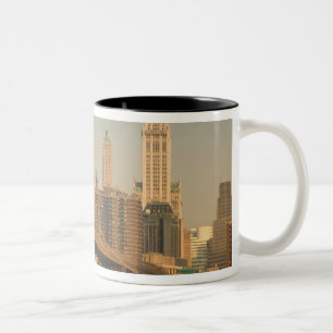 USA, New York, New York City, Manhattan: 9 Two-Tone Coffee Mug