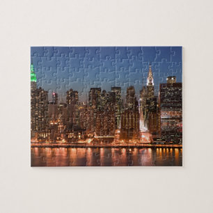 USA, New York, New York City, Manhattan: Aerial Jigsaw Puzzle