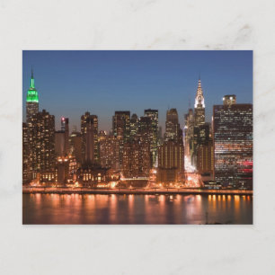 USA, New York, New York City, Manhattan: Aerial Postcard