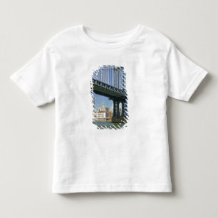 USA, New York, New York City. Manhattan Bridge Toddler T-Shirt