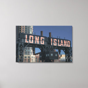 USA, New York, New York City, Queens: Long Canvas Print