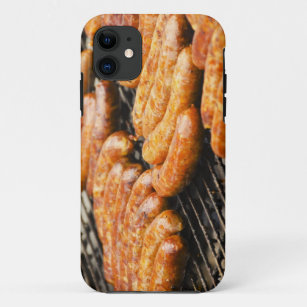 USA, New York, New York City, Sausages on iPhone 11 Case