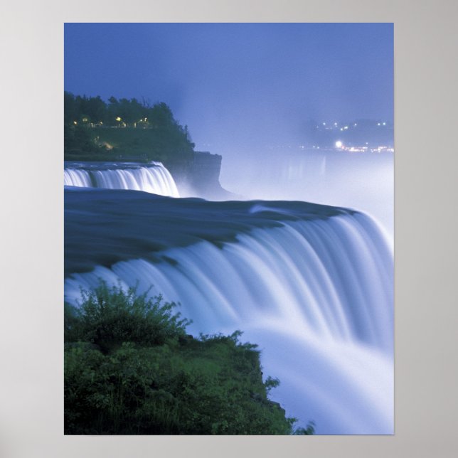 USA, New York, Niagara Falls. American Falls in Poster (Front)