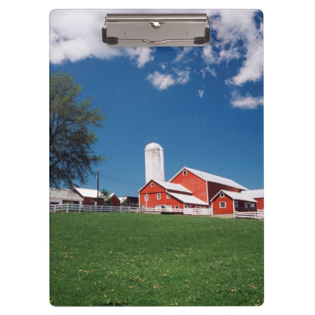 USA, New York, Sharon Springs, Farm Clipboard (Front)