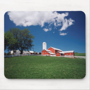 USA, New York, Sharon Springs, Farm Mouse Pad