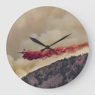 USA, North America, Colorado, Boulder, Flagstaff Large Clock