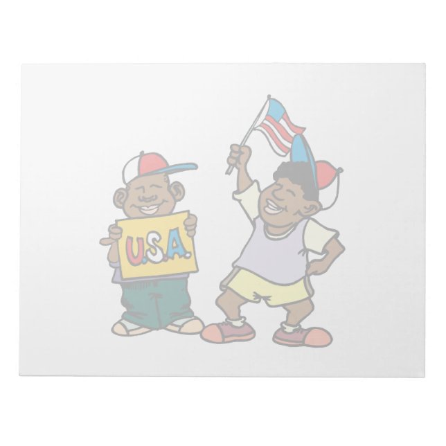 USA. NOTEPAD (Front)