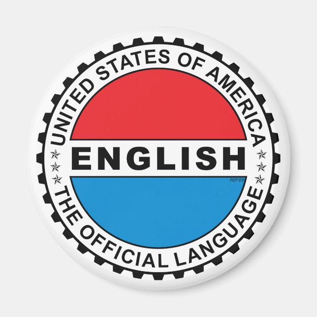 USA Official Language Magnet (Front)