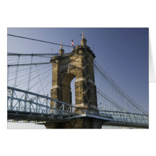 USA, Ohio, Cincinnati: Roebling Suspension 3