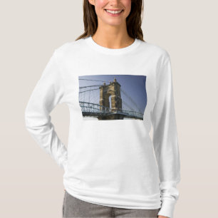 USA, Ohio, Cincinnati: Roebling Suspension 3 T-Shirt