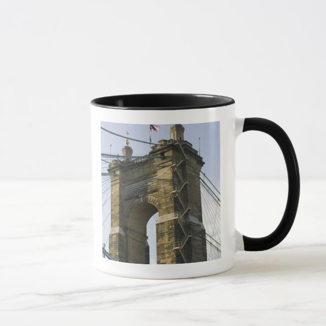 USA, Ohio, Cincinnati: Roebling Suspension Mug (Right)