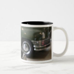 USA, Ohio, Dayton: America’s Packard Museum Two-Tone Coffee Mug